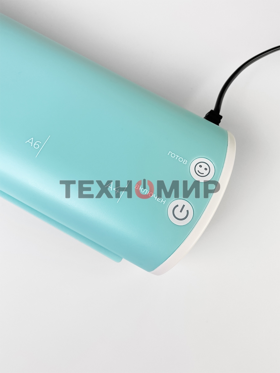 Ламинатор Гелеос ЛМ-А4МСБ синий/белый A4 (75-125мкм) 30см/мин (2вал.) хол.лам. лам.фото