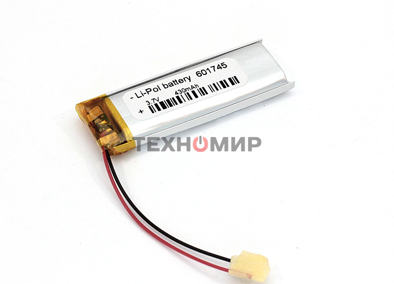 Аккумулятор Li-Pol (батарея) 6x17x45мм 2pin 3.7V/430mAh