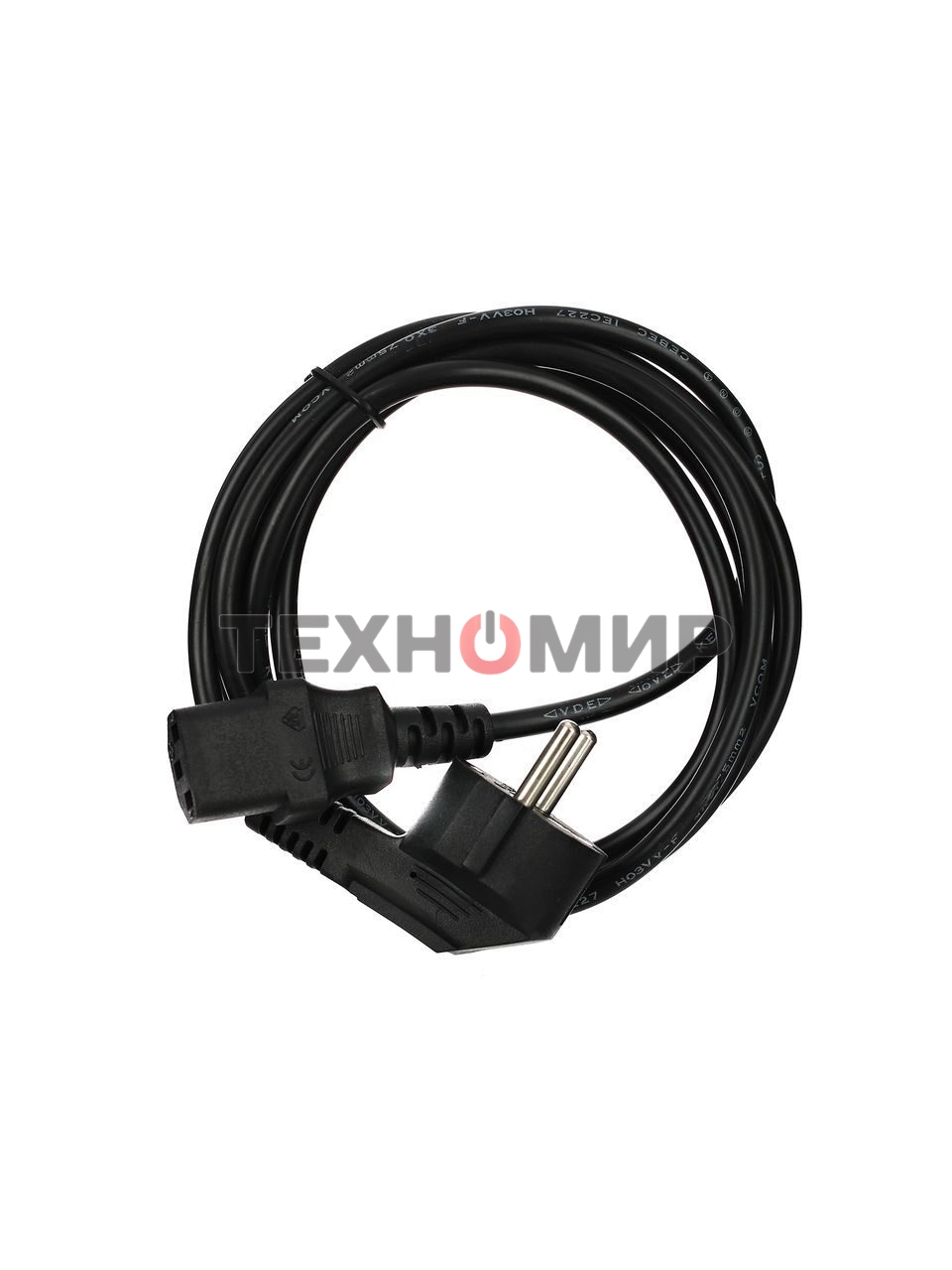 Кабель компьютер-розетка 220V (EURO) VDE 3G0,75мм2 VCOM CE021-CU 1,8 м