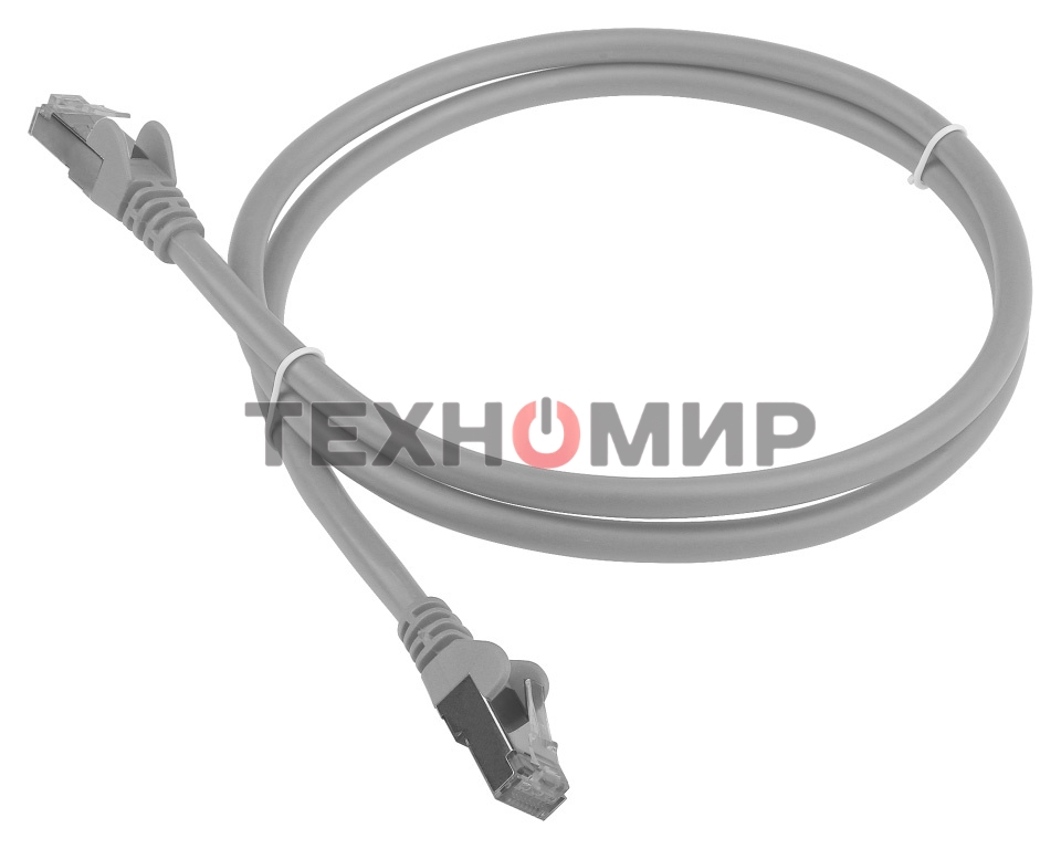 Патч-корд LANMASTER LSZH FTP cat.6, 1.5 м, серый