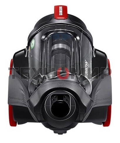 Пылесос Samsung VC15K4116VR/EV красный/черный, 390/1500 Вт, уборка сухая, пылесборник контейнер 1.3 л