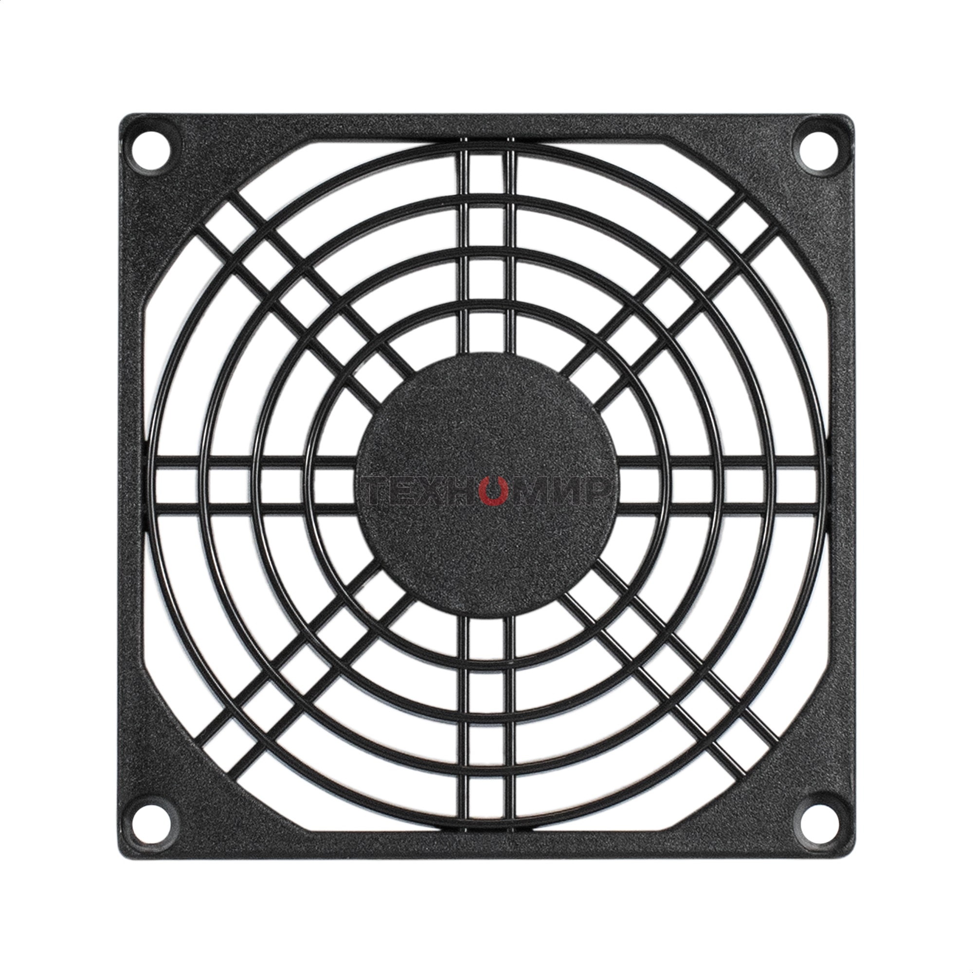 Решетка для вентилятора 90x90 ExeGate EG-090PSB (90x90 мм, пластиковая, квадратная, черная)