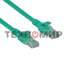 Патч-корд ExeGate UTP-RJ45-RJ45-C6-2M-GN, UTP, cat.6, 2м, зеленый