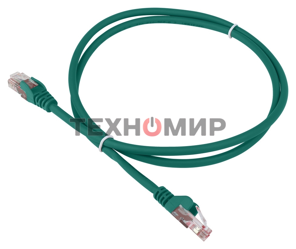 Патч-корд LANMASTER LSZH UTP cat.6, 5.0 м, зеленый