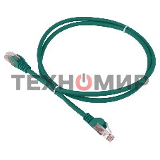Патч-корд LANMASTER LSZH UTP cat.6, 5.0 м, зеленый