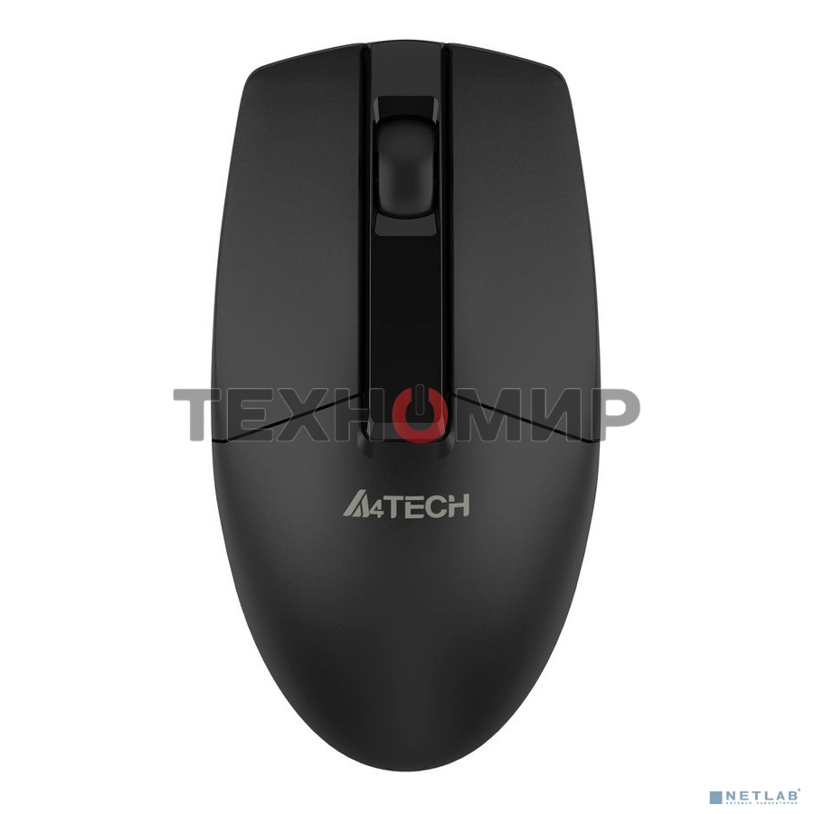 Мышь беспроводная A4Tech G3-330N черный, 1200 dpi, радиоканал, USB, кнопки - 3