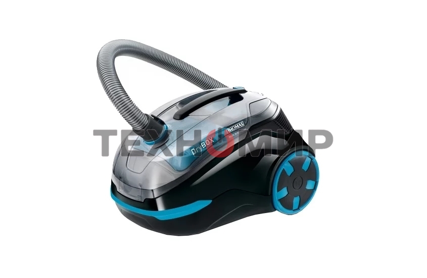 Пылесос Thomas DryBOX черный/синий, 300/1700Вт, уборка сухая, пылесборник контейнер 2.1 л