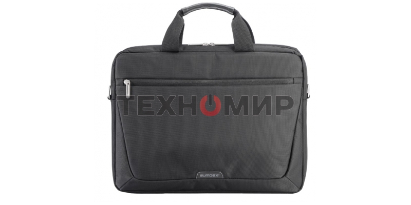 Сумки для ноутбуков Сумка SUMDEX PON-111BK нейлон, черная до 15,6