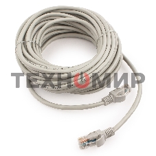 Патч-корд медный UTP Cablexpert PP10-10M cat.5, 10м, литой, многожильный, серый