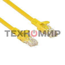 Патч-корд ExeGate UTP-RJ45-RJ45-C6-2M-YL, UTP, cat.6, 2м, желтый