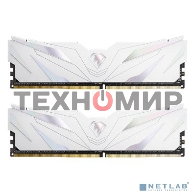 Оперативная память NETAC, DDR4, 16GB (2x8GB), 3600MHz, CL18, DIMM, с радиатором, белый