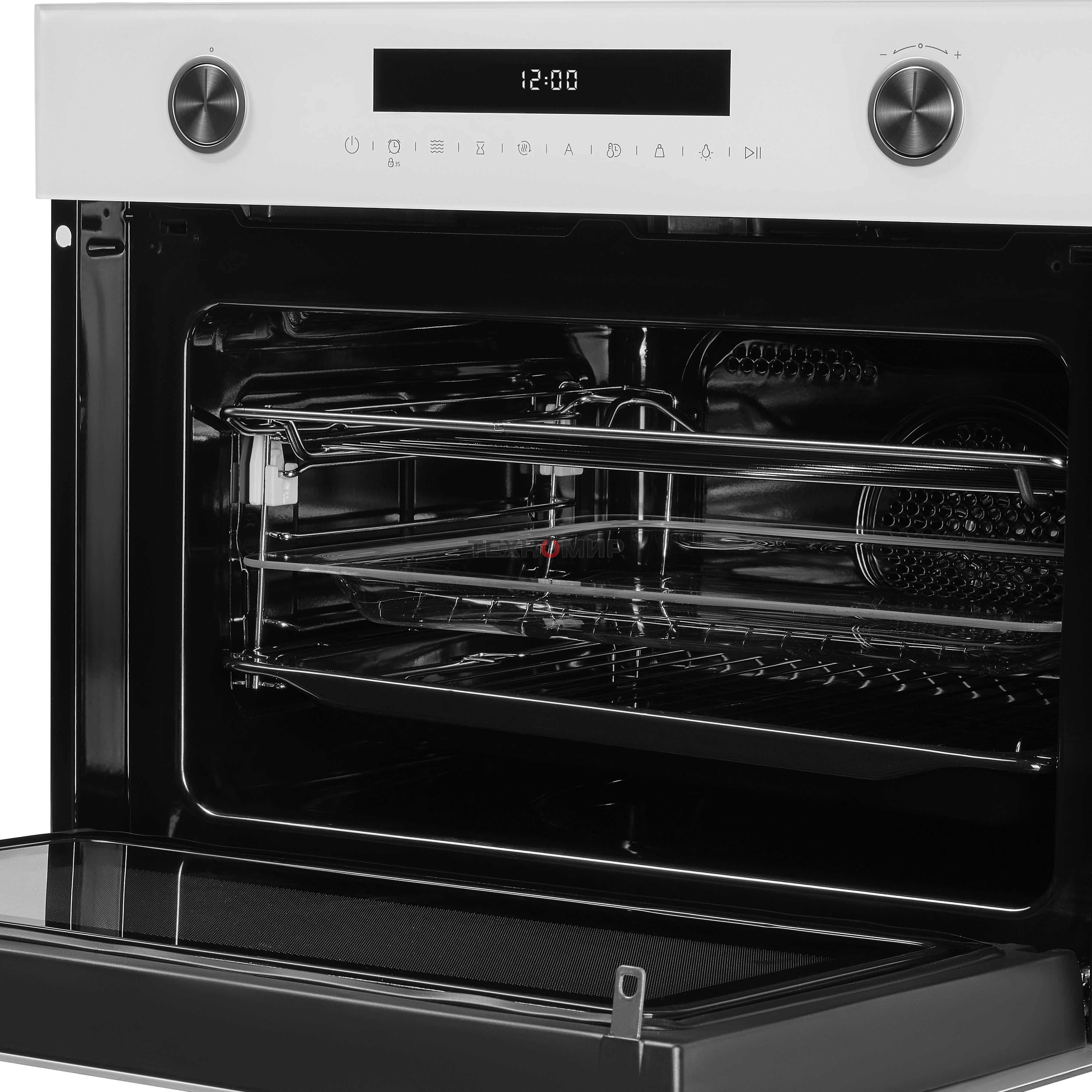 Компактный духовой шкаф с функцией СВЧ Maunfeld MCMO5015MFW