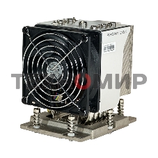 Радиатор для процессора Ablecom ACL-S42130 серебристый, 90 мм, алюминий/медь, 4380 об/мин, 46 дБ, 4 pin, 400 Вт, 124 мм