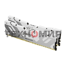Оперативная память Kingston Fury Renegade, DDR5, 32Gb (1x32Gb), 6400MHz, CL32, DIMM, радиатор, белый