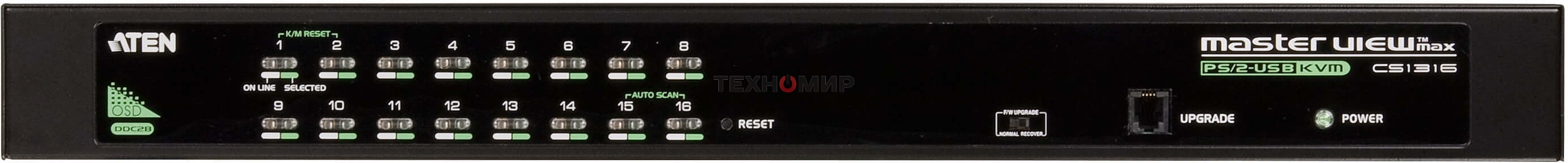 Переключатель KVM ATEN CS1316-AT-G 16-и портовый PS/2-USB KVM переключатель (KVM switch)
