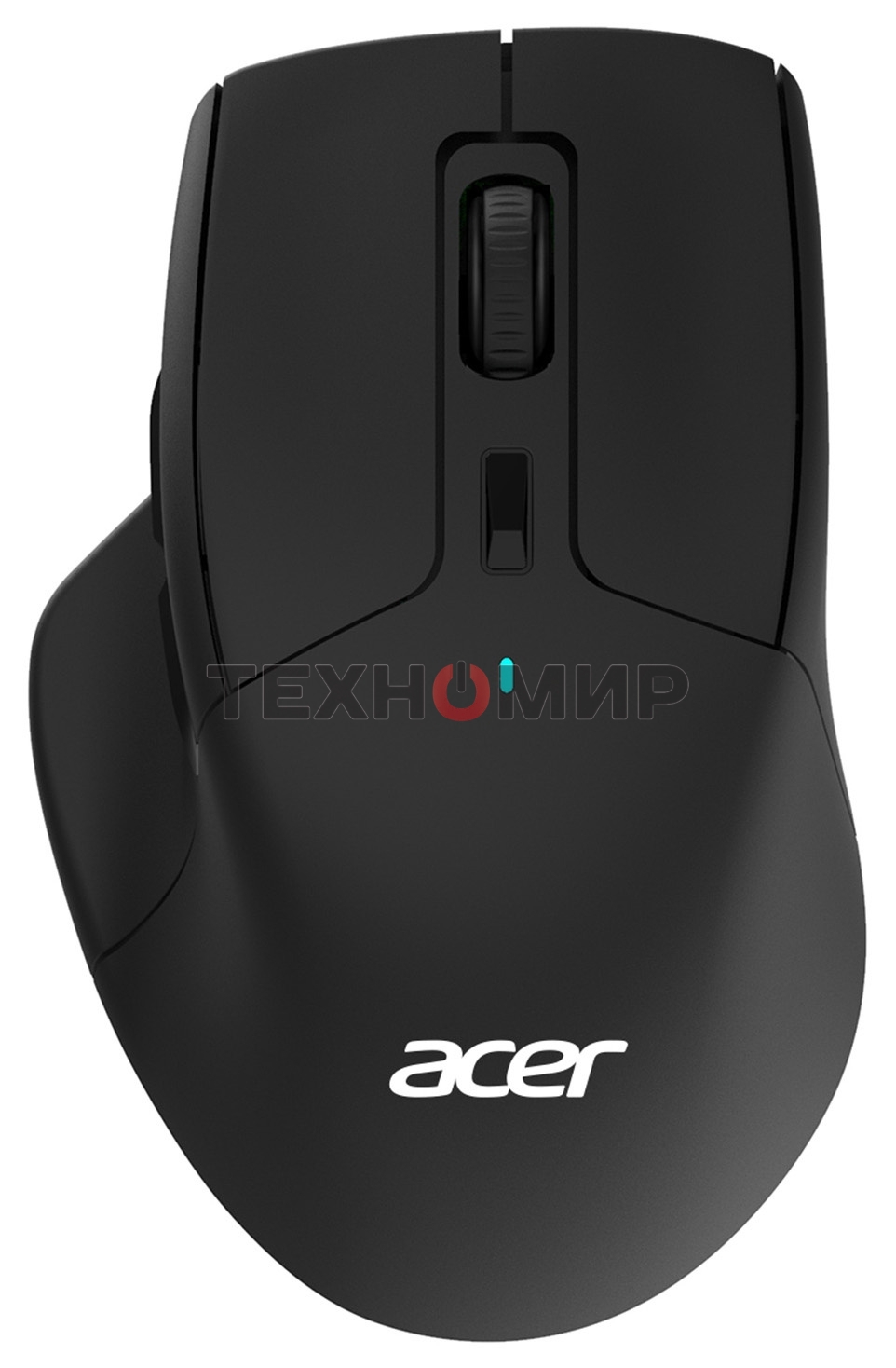 Мышь беспроводная Acer OMR170 черный, 1600 dpi, радиоканал, Bluetooth, USB, кнопки - 6