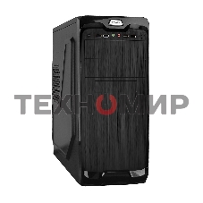 Компьютерный корпус Miditower ExeGate EX287030RUS UN-604-UN600 (ATX, БП UN600 с вент. 12см, 2*USB+2*USB 3.0, аудио, черный)