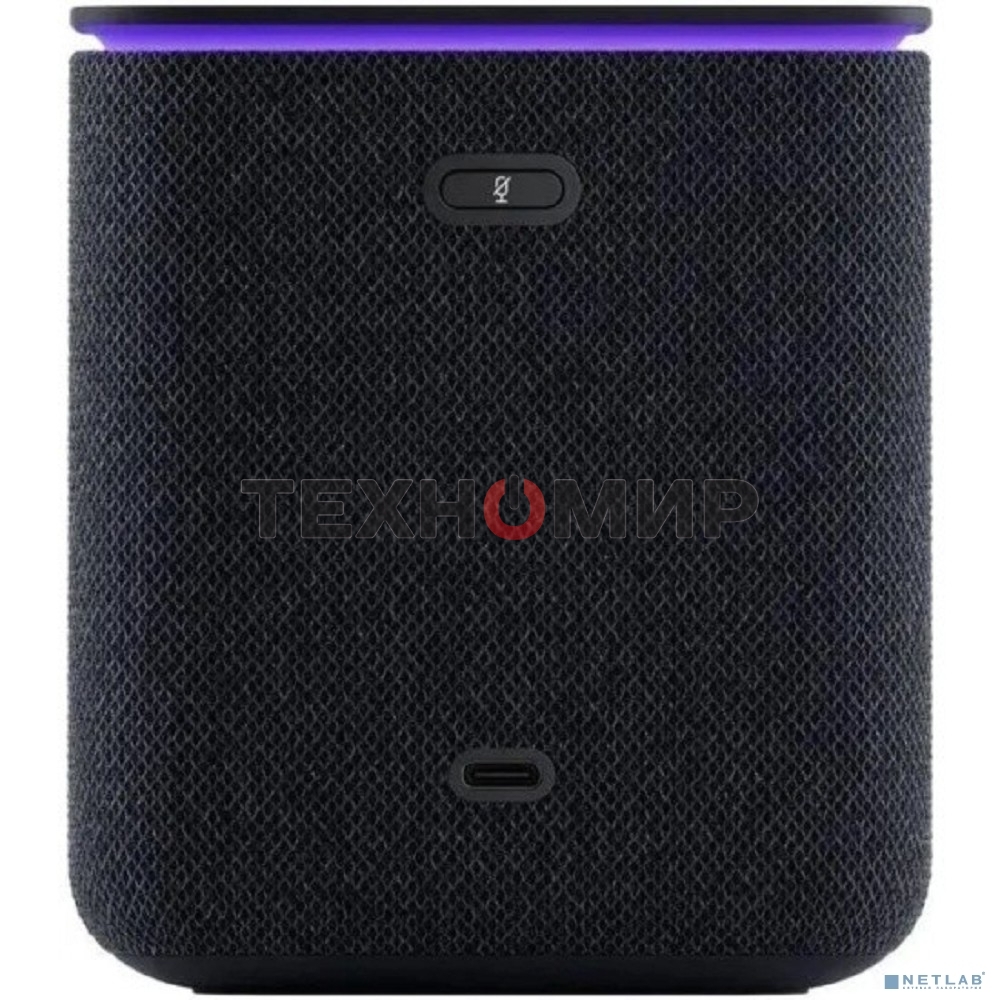 Умная колонка Яндекс Станция Миди, ZigBee, 24Вт, с голосовым ассистентом Алиса на YaGPT, черный