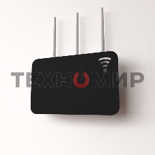 Держатель Rexant для хранения роутера, с регулировкой размеров, настенный, черный