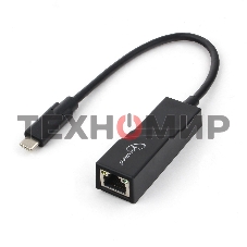 Сетевой адаптер Ethernet Gembird A-CM-LAN-01 USB C-type - Fast Ethernet adapter