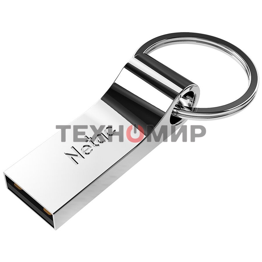 Флешка USB Netac U275 (NT03U275N-064G-20SL), 64Gb, USB 2.0, R/W 50/15, серебристый