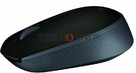 Мышь беспроводная Logitech M171 черный/серый, 1000 dpi, радиоканал, USB, кнопки - 3