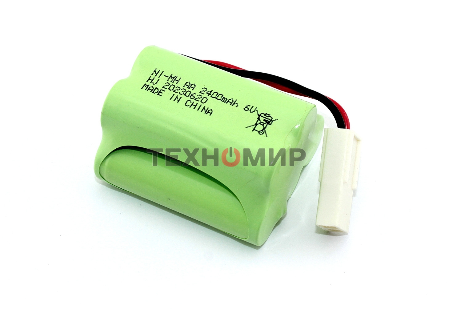 Аккумулятор Ni-Mh 6V 2400 mAh AA Row разъем EL-2P (2+3)