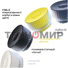 Умная колонка Sber Boom Mini 2 SBDV-00250G Салют серый 5W Mono BT/Wi-Fi