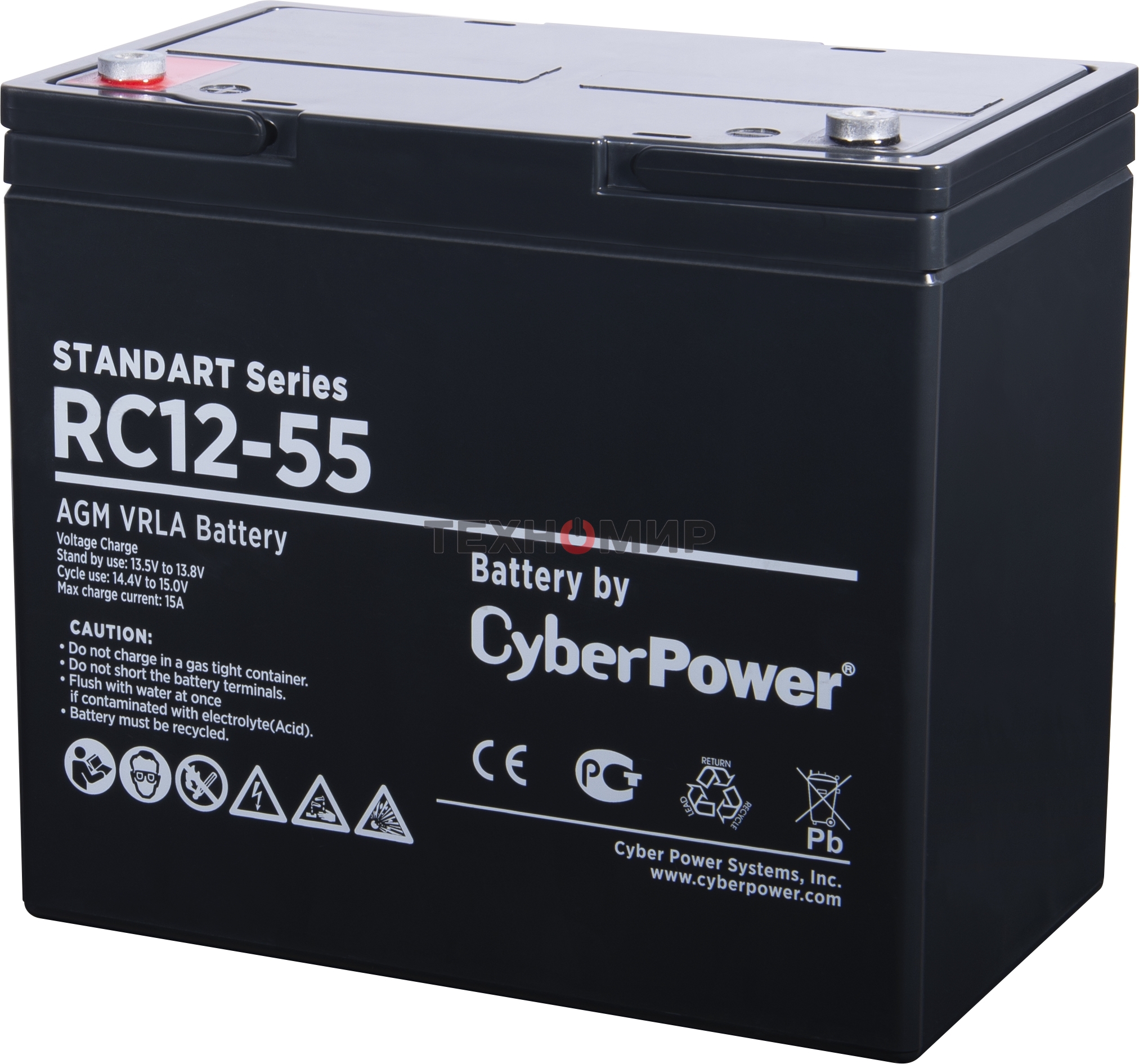 Батарея для ИБП SS CyberPower Standart series RC 12-55/12V 55 Ah