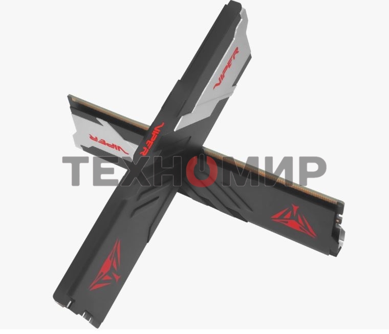Оперативная память Patriot Viper Venom, DDR5, 16GB (2x8GB), 5600MHz, CL40, DIMM, с радиатором, черный