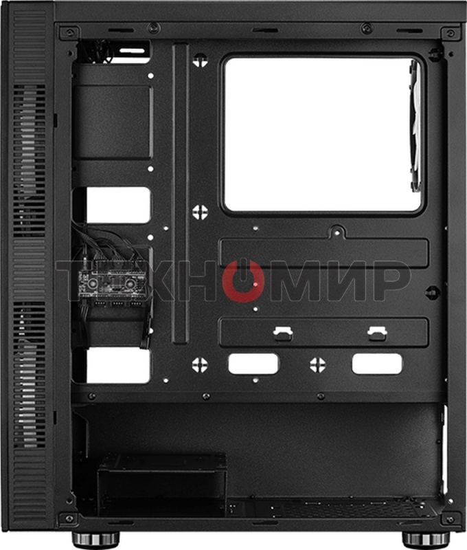 Компьютерный корпус Aerocool/Formula Python (3xUSB, 2xAudio, 0.5 мм,2x200 мм FAN, прозрачная стенка-закаленное стекло, ATX, без БП)