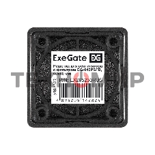 Решетка для вентилятора с фильтром 40х40 ExeGate EG-040PSFB черный