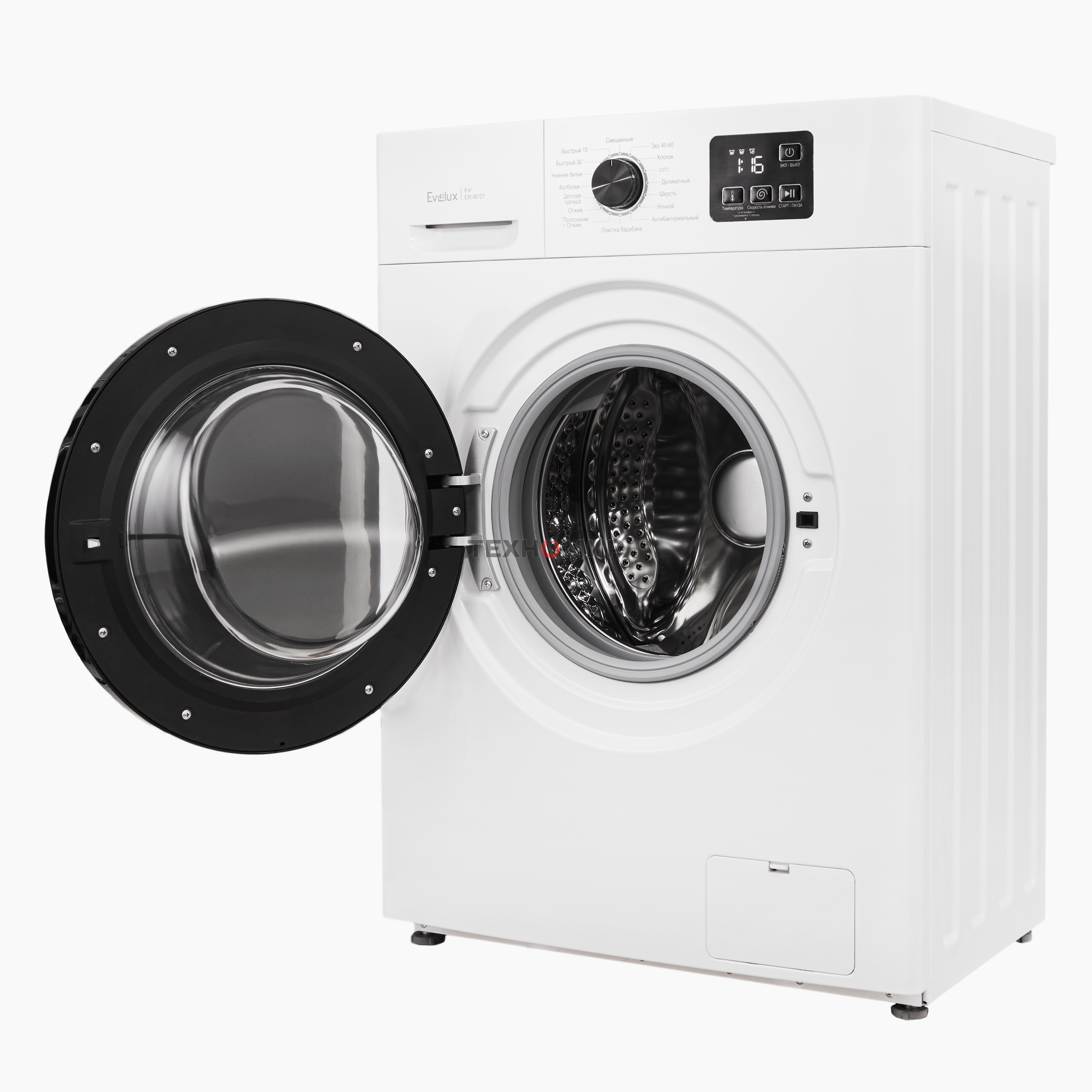 Стиральная машина Evelux EW 46121 белый загр.фронтальная макс.:6 кг 1200об/мин класс: А++