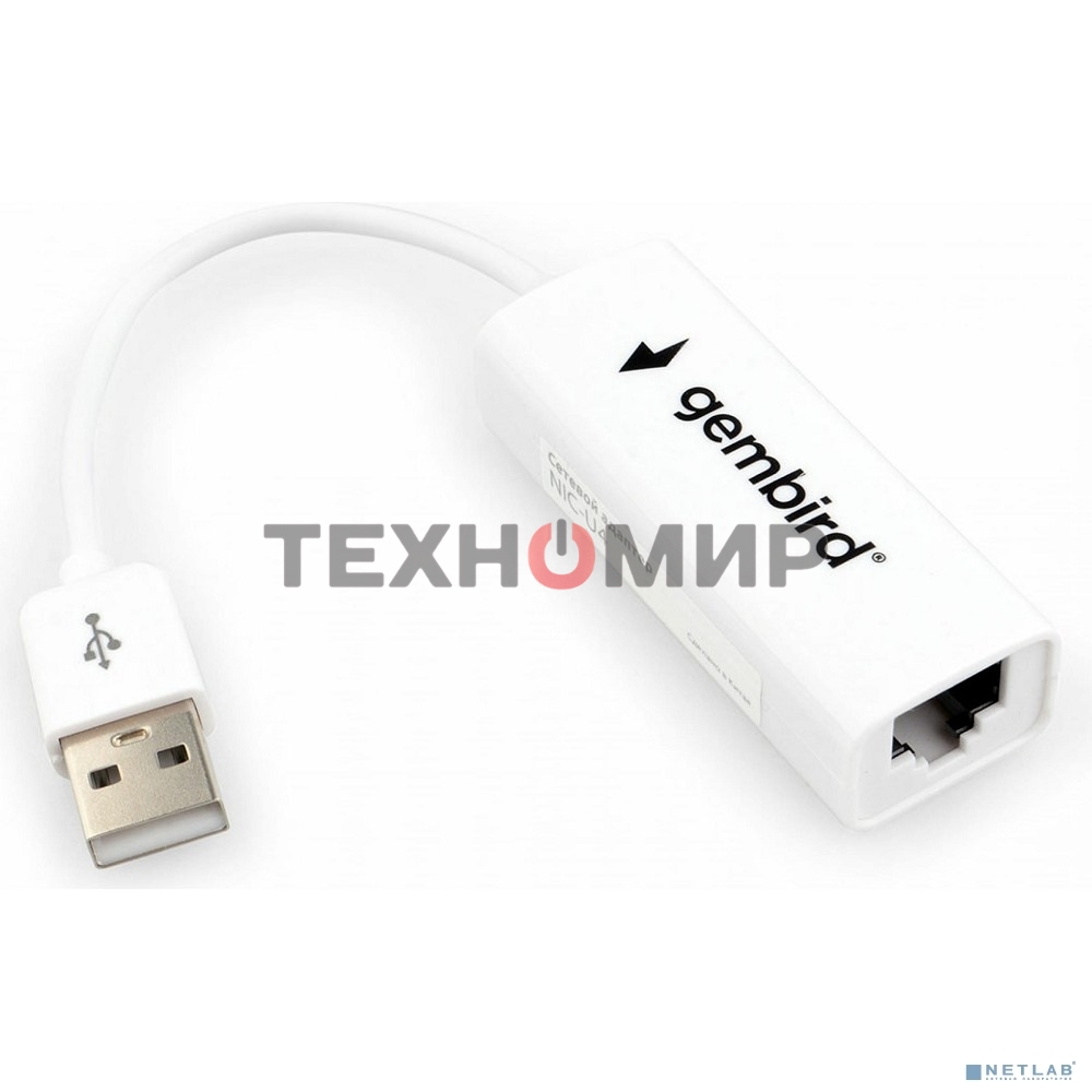 Сетевой адаптер Ethernet Gembird NIC-U4 USB 2.0 - Fast Ethernet adapter