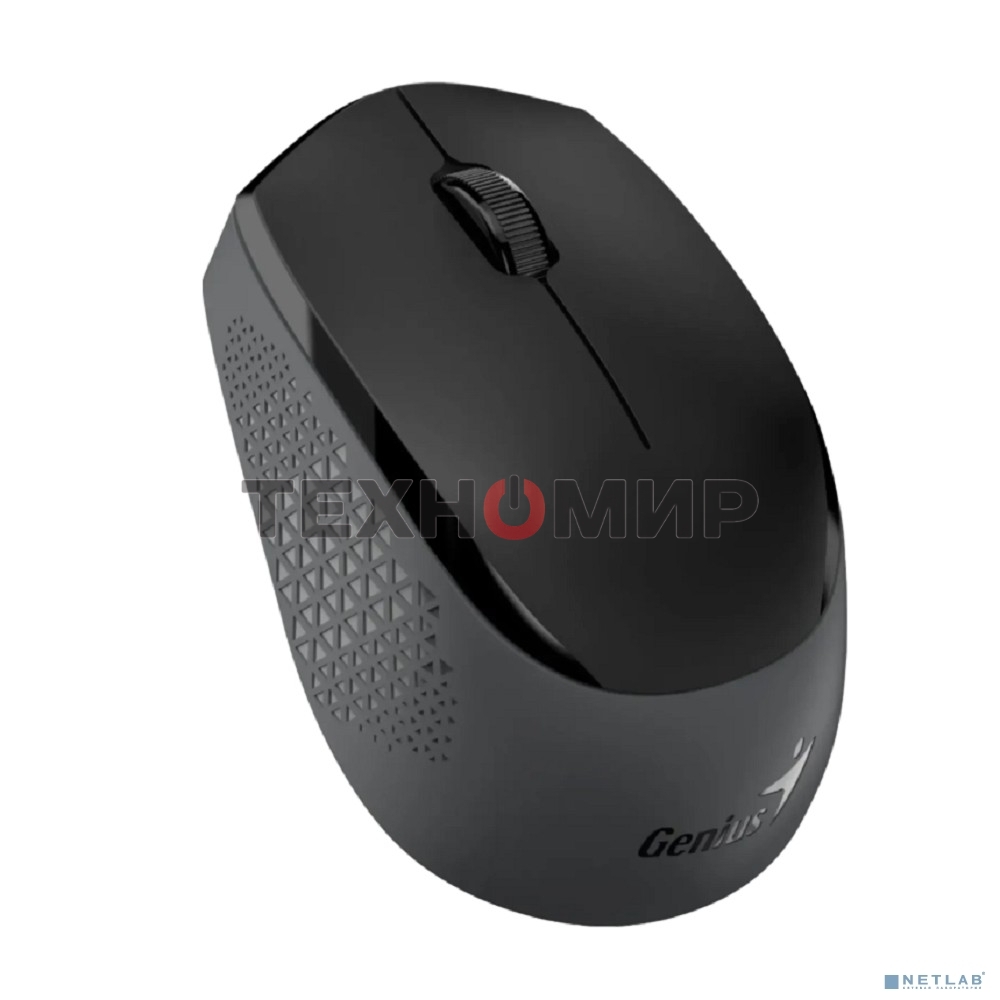 Мышь беспроводная Genius NX-8000S BT черный, 1200 dpi, радиоканал, Bluetooth, USB, кнопки - 3