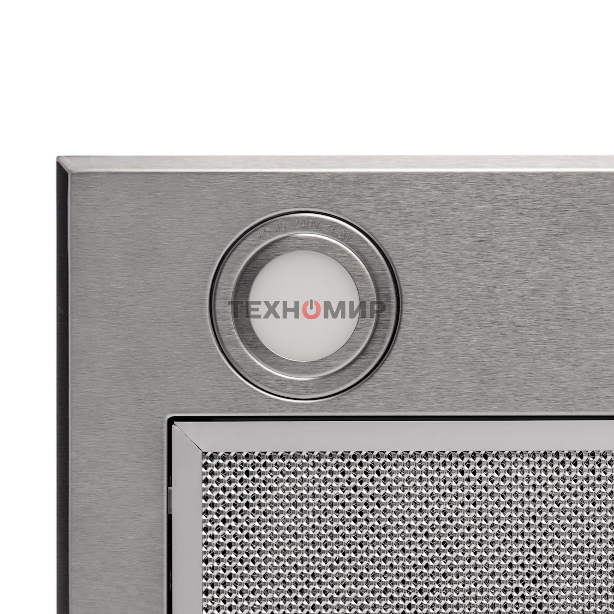 Вытяжка встраиваемая Krona Ameli 600 inox PB нержавеющая сталь, 60 см, 633 куб. м/ч, 50 дБ