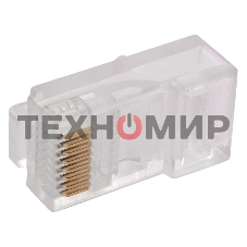 Разъем RJ-45 UTP для кабеля cat.5e, 8P8C Разъем RJ-45 UTP для кабеля cat.5e, 8P8C