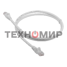 Патч-корд LANMASTER LAN-PC45/U6-2.0-WH вилка RJ-45-вилка RJ-45 Cat.6 2м белый LSZH (уп.:1шт)