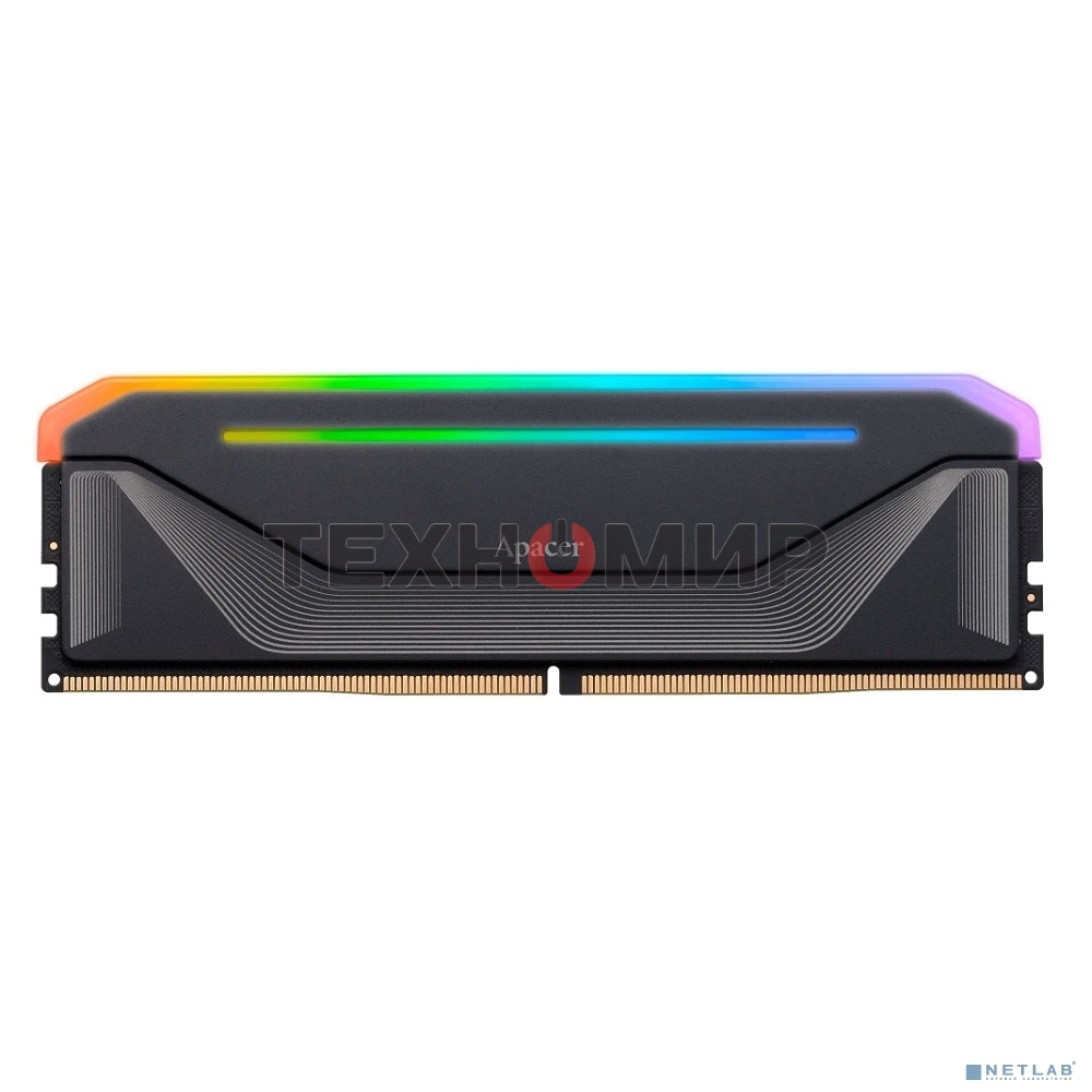 Оперативная память Apacer Nox, DDR5, 32Gb (2x16 Gb), 6000 MHz, CL38, DIMM, радиатор, RGb, черный