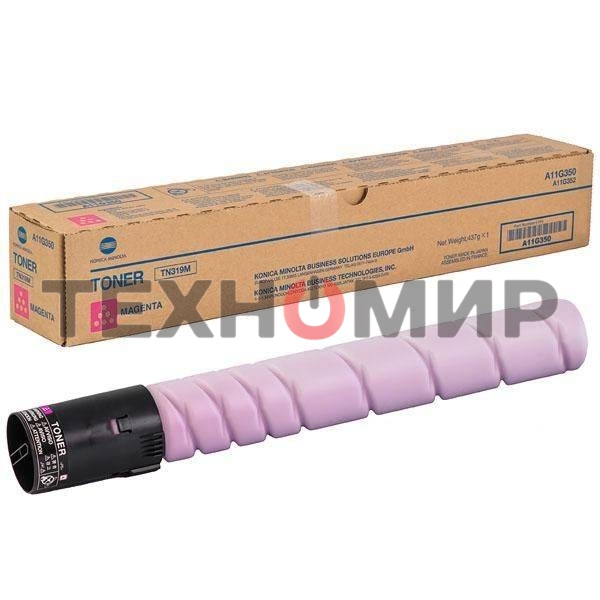 Тонер-картридж Konica-Minolta TN-221M пурпурный, для bizhub C227/C287