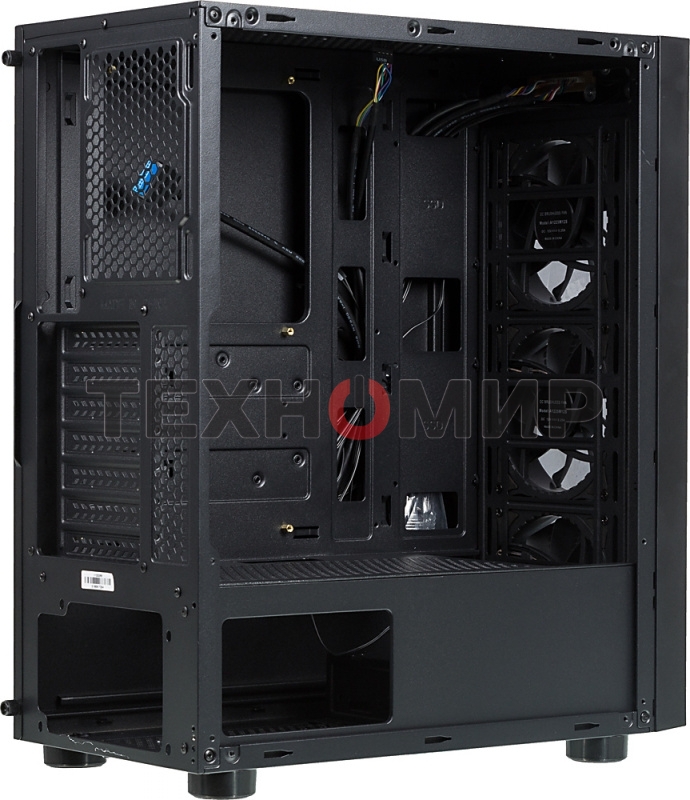 Компьютерный корпус Aerocool/Formula F-3401 (V1) черный без БП ATX 3x120мм 2xUSB 2.0 1xUSB 3.0 audio bott PSU