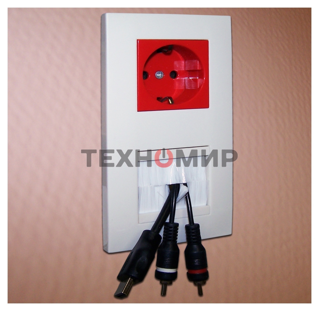 Вставка с щеточным вводом, 45х45