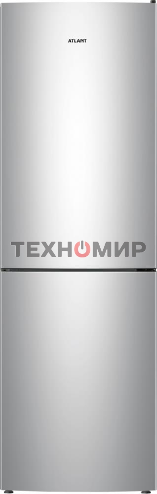 Холодильник Atlant XM-4621-181 серебристый двухкамерный 205/119л морозилка снизу