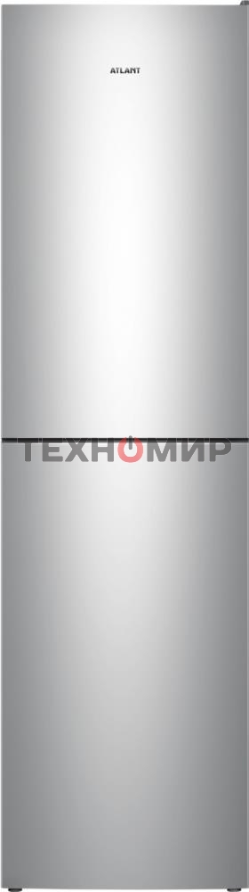 Холодильник Atlant ХМ-4625-181 серебристый двухкамерный 205/159л морозилка снизу
