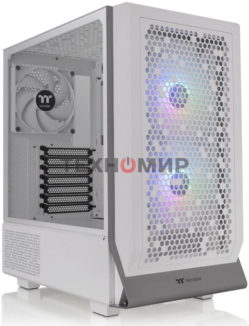 Компьютерный корпус Thermaltake Ceres 300 TG ARGB белый без БП ATX 3x140мм 2xUSB 3.0 1xUSB3.1 audio bott PSU