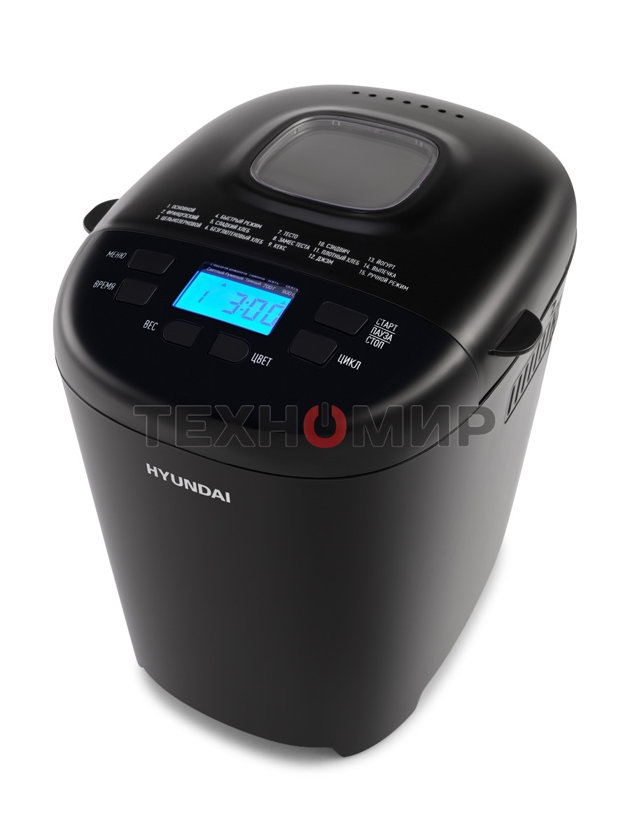 Хлебопечка Hyundai HYBM-P0513 550 Вт, черный
