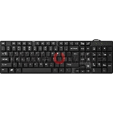 Клавиатура проводная Defender Accent SB-720, USB, черный