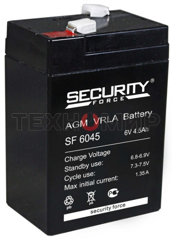 Батарея для ИБП Delta Security Force SF 6045 (6V 4.5Ah)