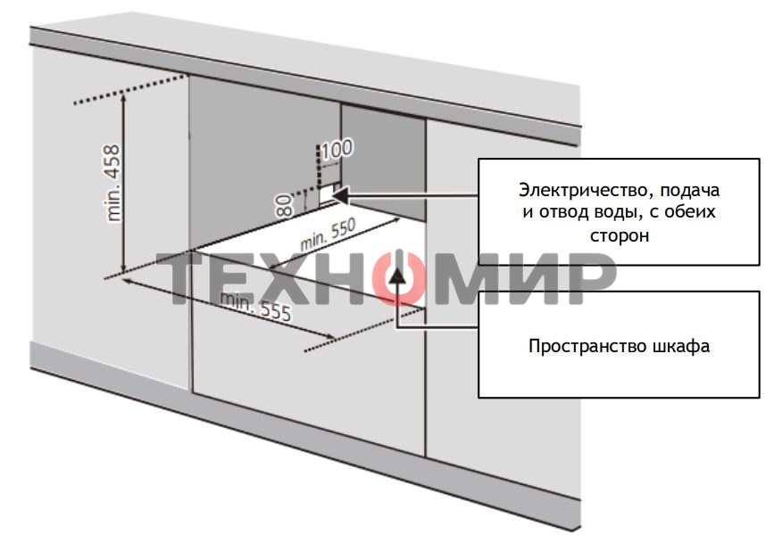 Встраиваемая ПММ Weissgauff BDW 4106 D