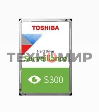 Жесткий диск Toshiba HDD SATA3 4Tb Surveillance S300 (SMR) 5400 256Mb (analog HDWT740UZSVA)